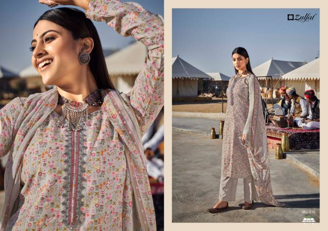 Zulfat Avisha Fancy Festive Wear Cotton Printed Ready Made Dress Collection