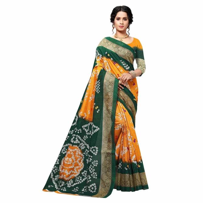 sb6 Printed Latest Fancy Designer Festive Wear Silk saree Collection
