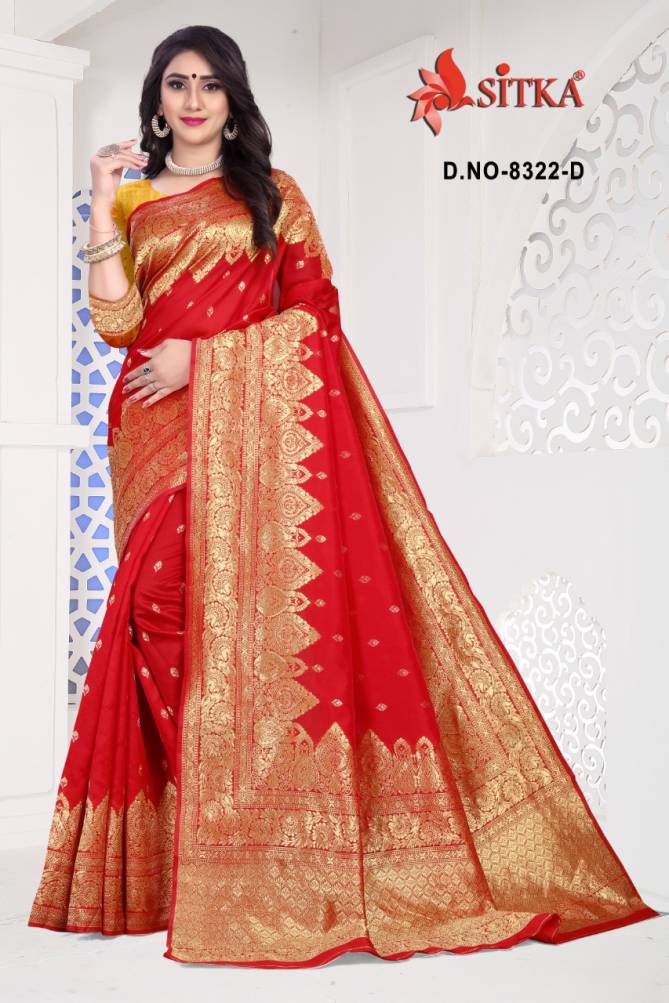 Subhlaxmi 8322 Latest Fancy Handloom Cotton Silk Festive Wear Designer Saree Collection

