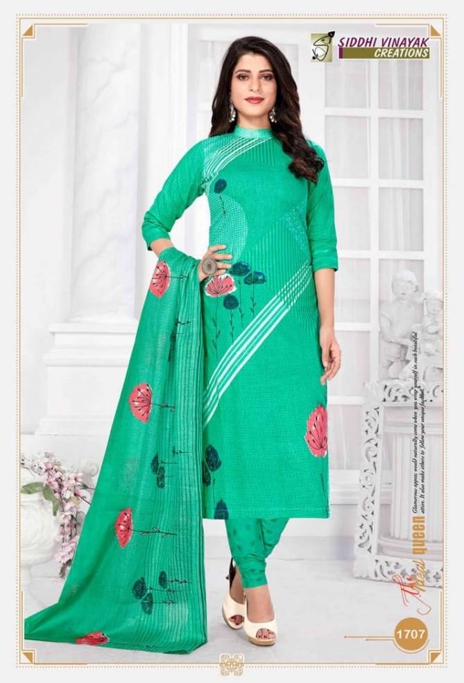 Siddhi Vinayak Latest Casual Wear Pure Cotton Printed Dress Material Collection