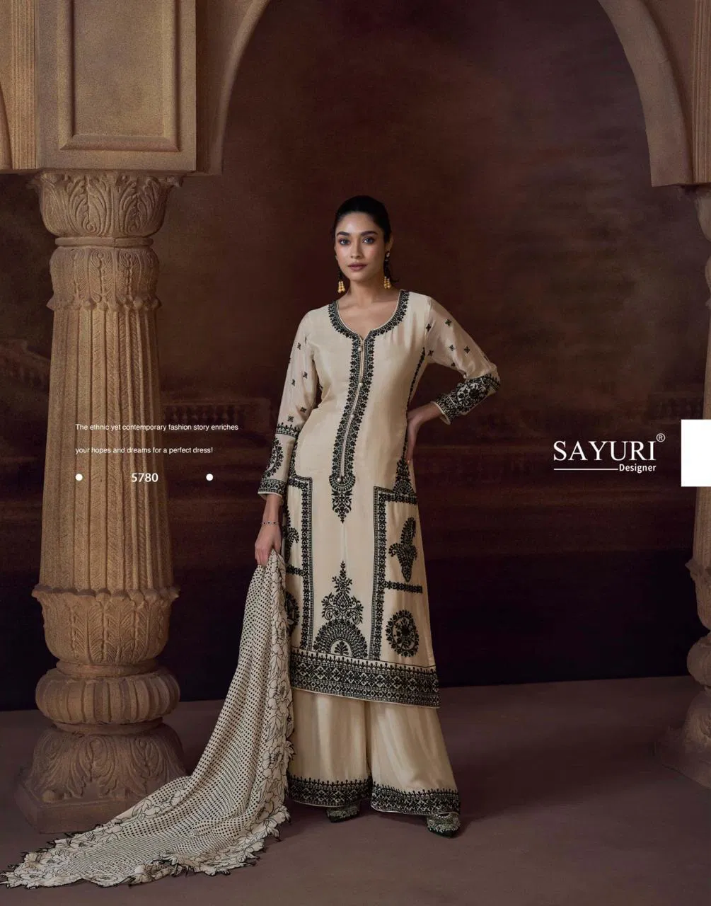 Alemzeb By Sayuri Chinon Silk Best Readymade Suits Wholesale Shop In Surat