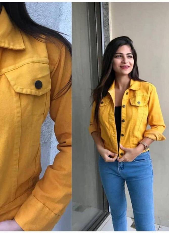 Swara Denim Jacket 1 Latest fancy Designer Stylish Wear Denim Western Wear Ladies Top Collection
