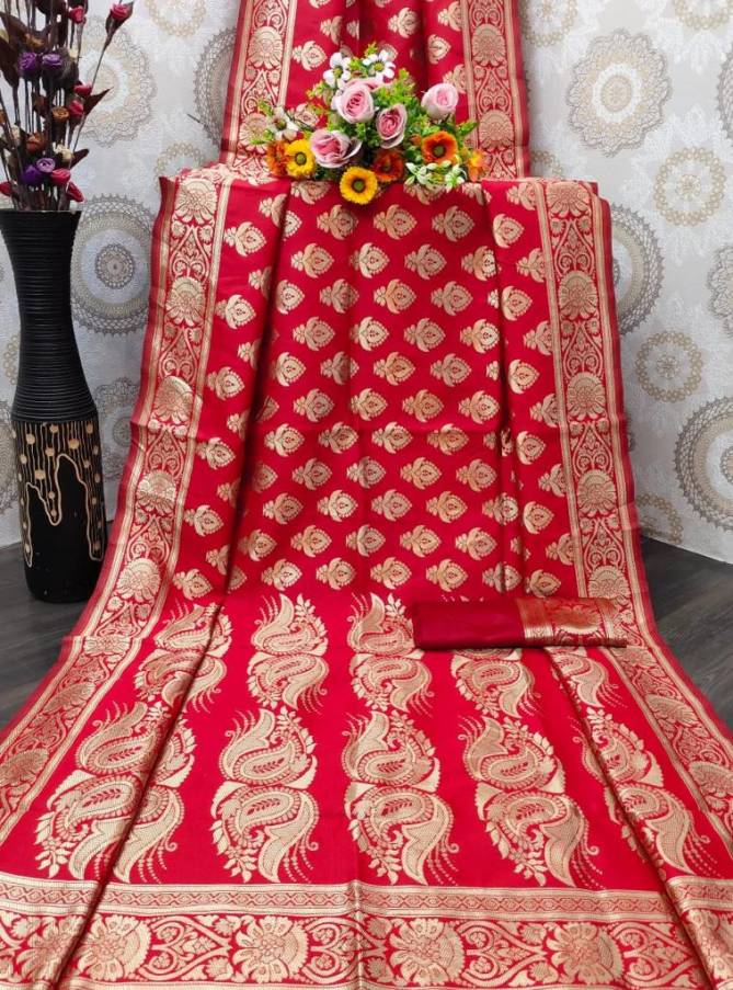 Niharika Silk 36 Designer Fancy Wedding Wear Banarasi jacquard Saree Collection