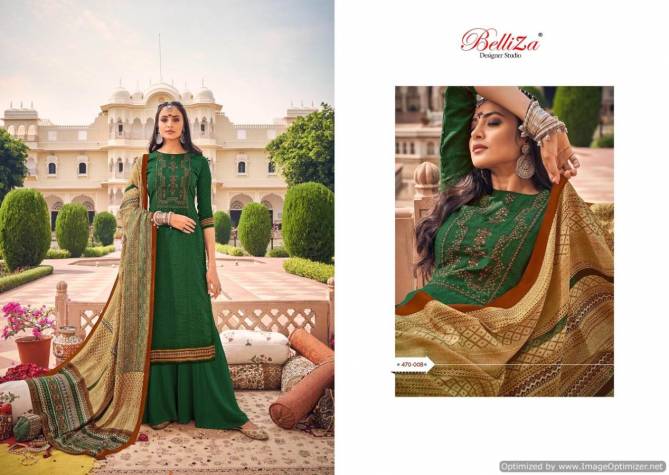 Belliza Zarina Pure Latest Fancy Designer Casual Wear Pashmina Designer Dress Material Collection

