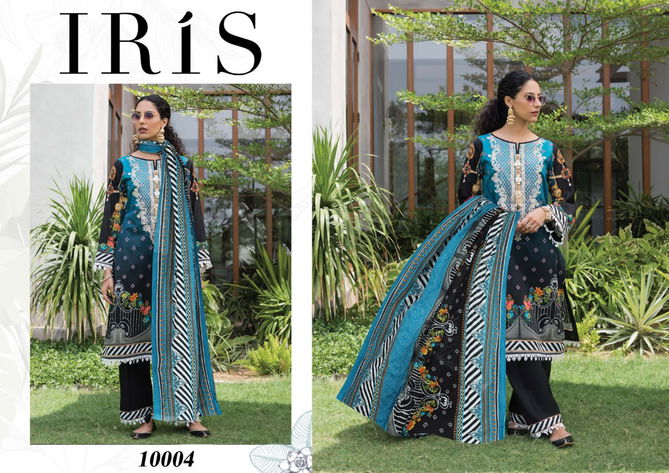 Iris 10 Latest Fancy Designer Casual Wear Cotton Readymade Karachi Dress Materials Collection
