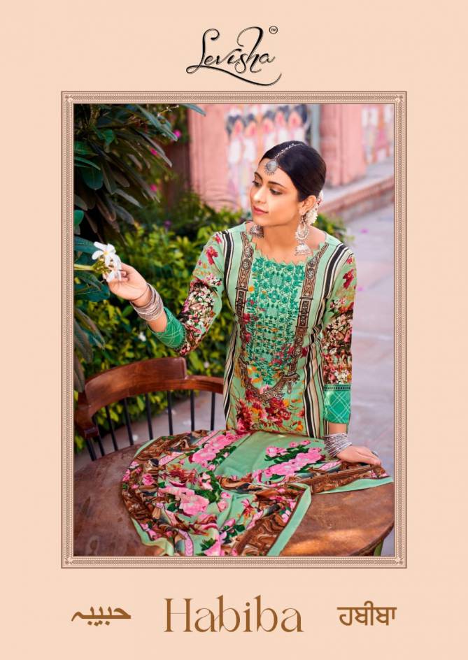 Habiba By Levisha Pashmina Pakistani Salwar Kameez Catalog