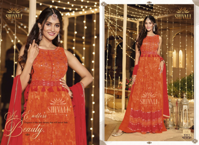 Shivali Laila Fancy Graceful Look Indo Western Readymade Suit Catalog