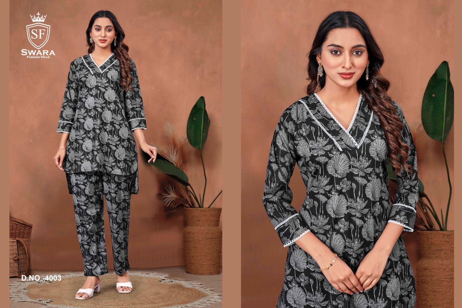 Swara Shree Vol 4 Jaipuri Prints Cambric Cotton Co Ord Set Orders In India