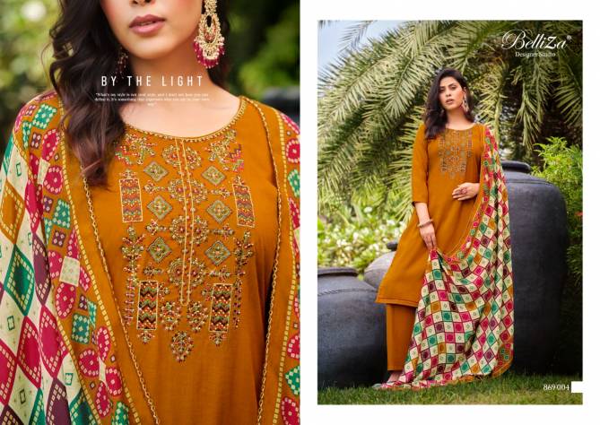 Lovina Vol 2 By Belliza Embroidery Dress Material Wholesale Price In Surat