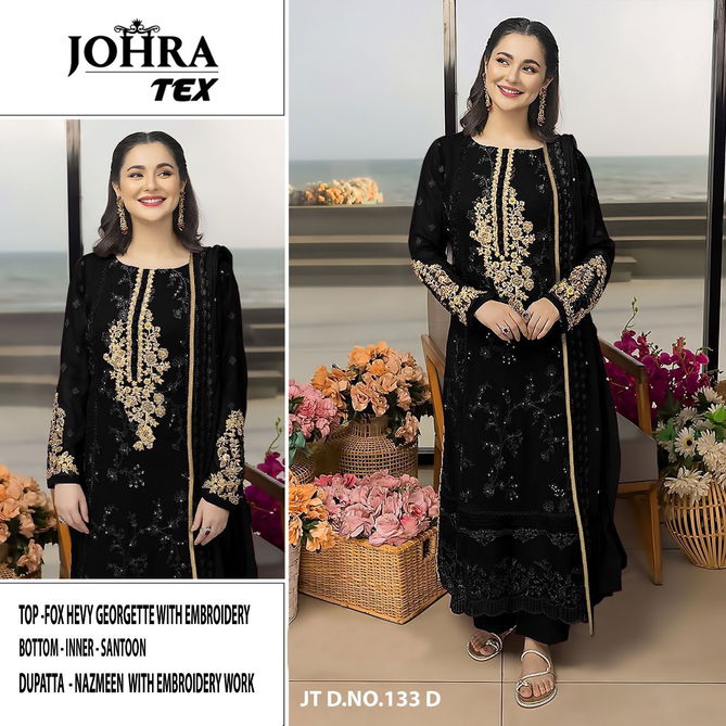 Johra Tex 133 and D Embroidered Pakistani Salwar Kameez Exporters In India