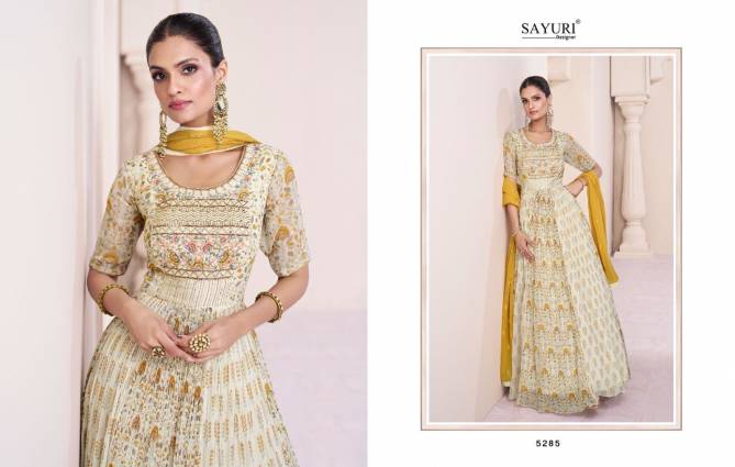 Sayuri Vartika Wedding Wear Embroidered Gown Catalog