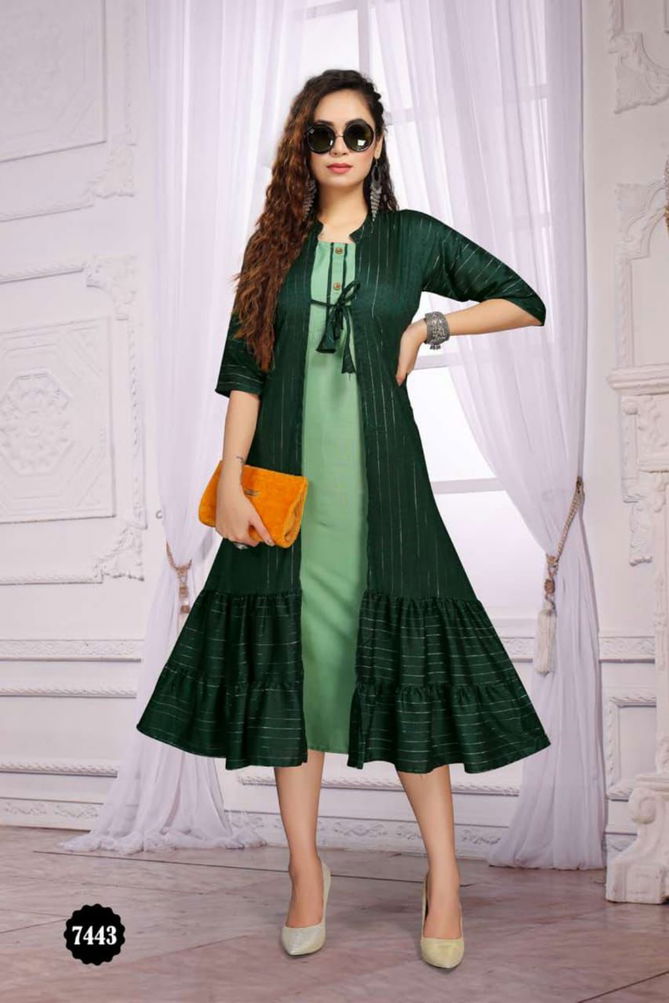 Beauty Queen Ladali 2 Fancy Designer Party Wear Rayon Kurti Collection