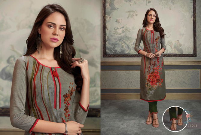 Kalaroop Lotus Latest fancy Designer Casual Wear Kurti With Pant Collection
