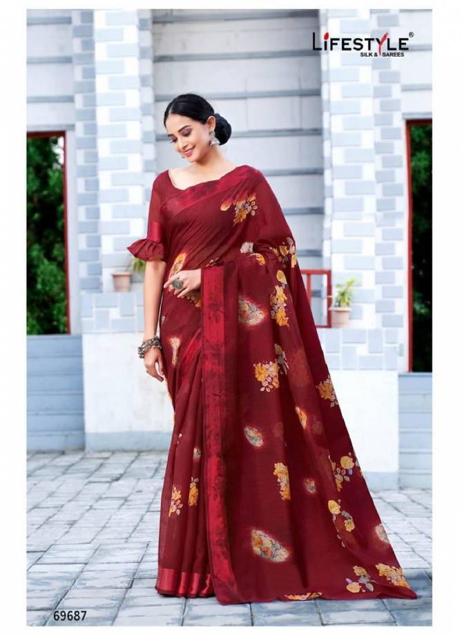 Lifestyle Pavitra Cotton 6 Latest Fancy Designer Casual Wear Cotton Saree Collection
