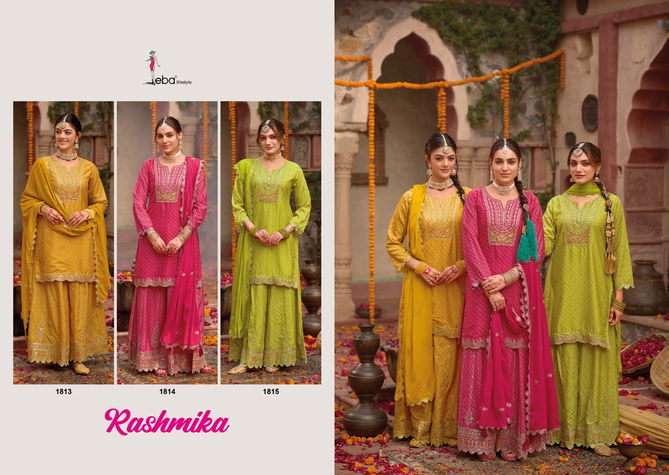 Rashmika By Eba Chinon Wedding Readymade Suits Suppliers In India