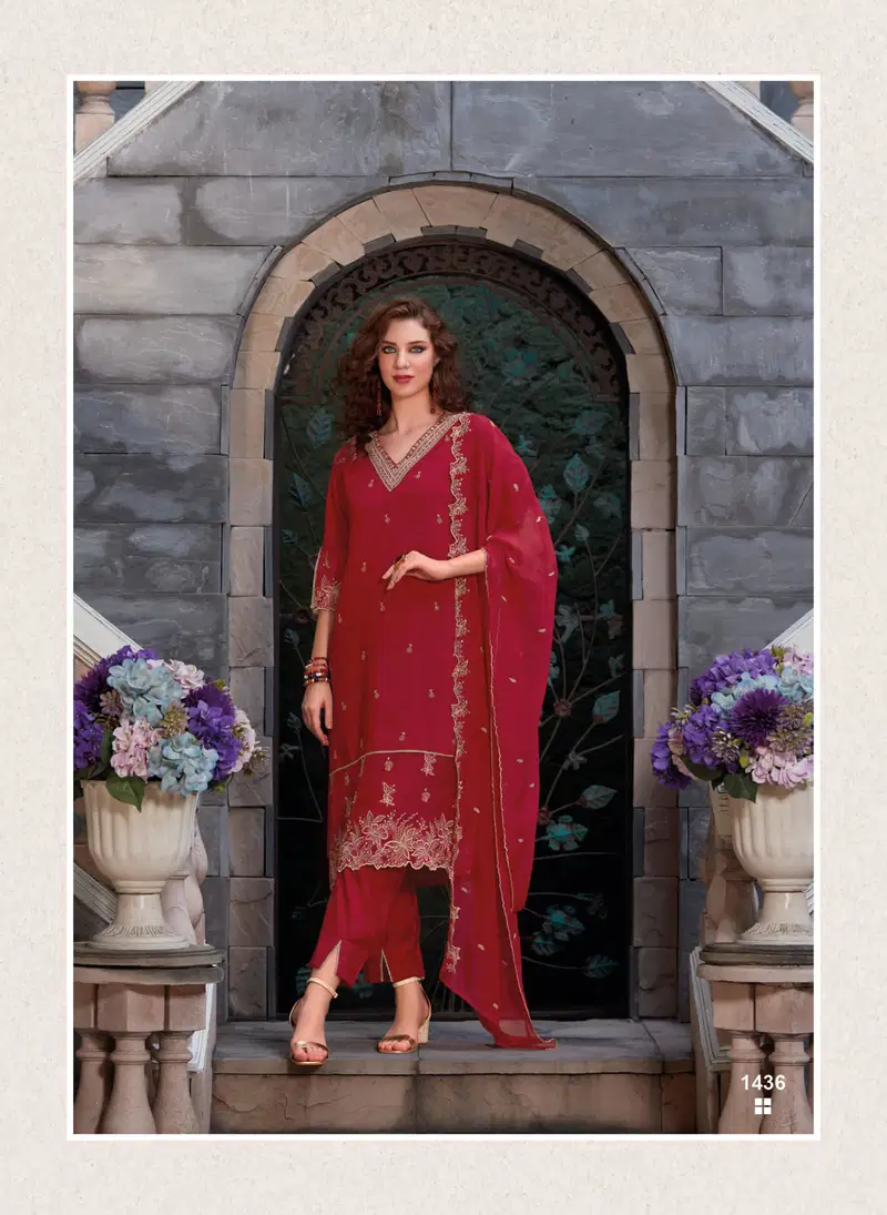 Swaara By Lady Leela Vichitra Silk Kurti With Bottom Dupatta Orders In India