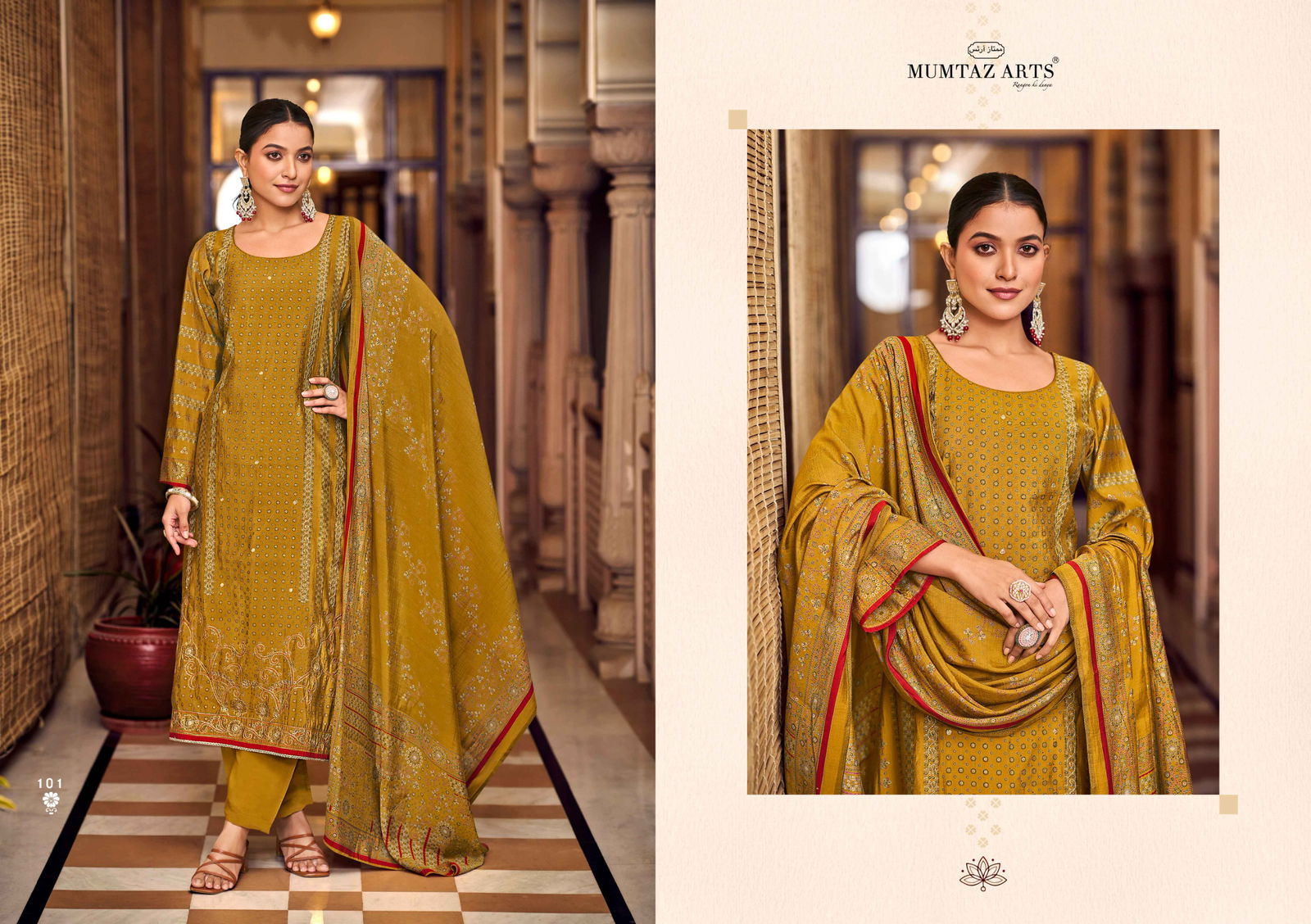 Nayaab Mannat By Mumtaz Viscose Maslin Digital Dress Material Wholesale Price