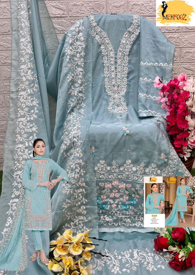 AA 1019 By Mehfooz Pakistani Salwar Suit Wholesalers In Delhi