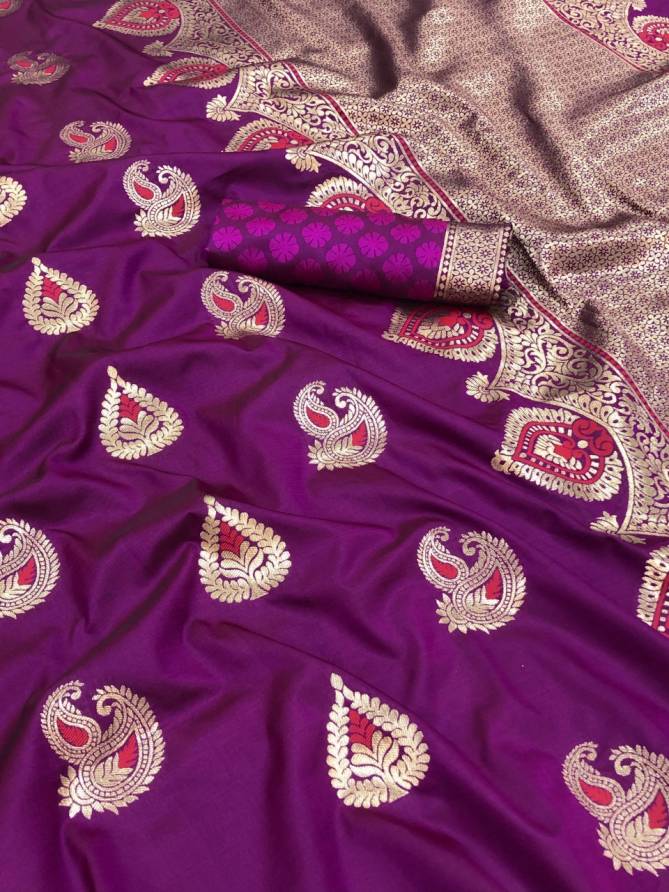 Niharika Silk 40 Designer Fancy Wedding Wear Banarasi jacquard
 Saree Collection

