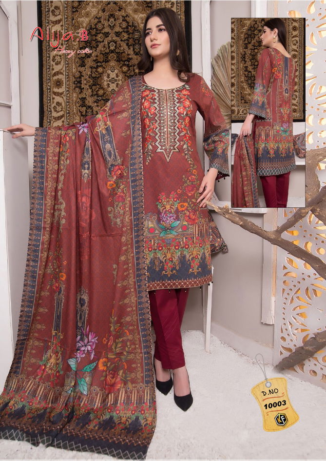 Keval Alija B 10 Latest Fancy Designer Heavy Cotton Digital Printed karachi Dress material Collection
