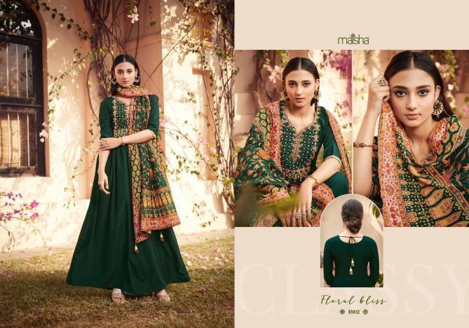 MAISHA SHANAYA Latest fancy designer festive Wear Pure Maslen With Hand Work And Beautiful Tassels On Back Readymade Salwar Suit Collection