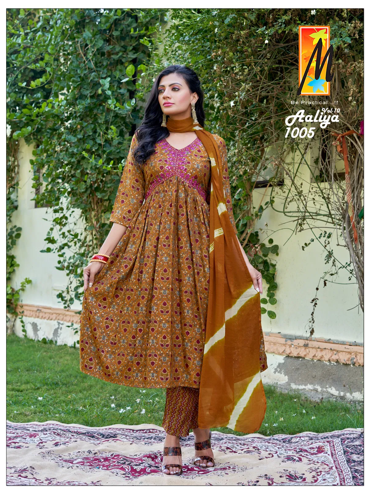 Aaliya Vol 10 Alia Cut Kurti With Bottom Dupatta Catalog