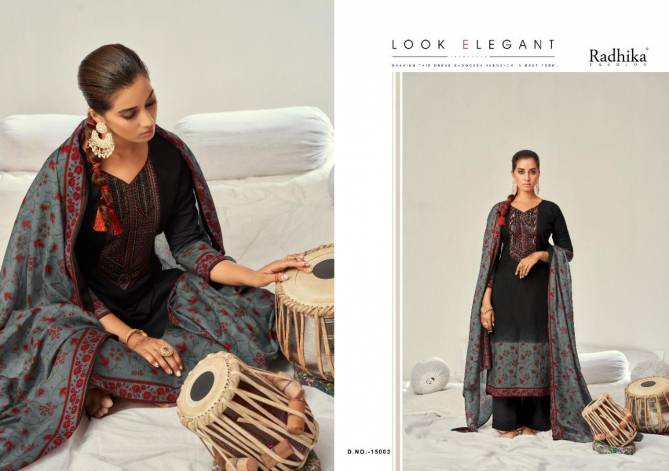 Azara Radhika Mussaret 15 Designer Casual Wear Cotton Printed Dress Material Collection
