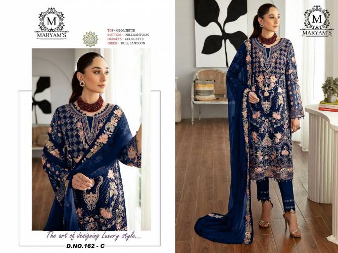 Maryams 162 A To D Georgette Pakistani Suits Suppliers In India