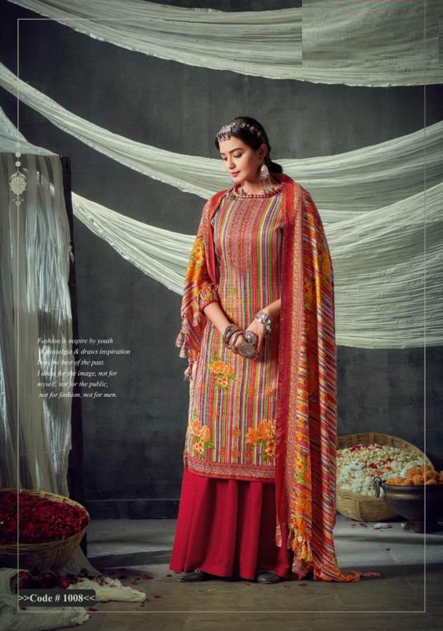 Silky 3 Ready Made Latest Fancy Designer Casual Wear Pashmina Jacquard Winter Salwar Suit Collection
