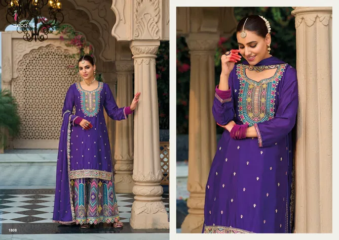 Mohini By Eba Chinon Embroidery Readymade Suits Wholesalers In Delhi