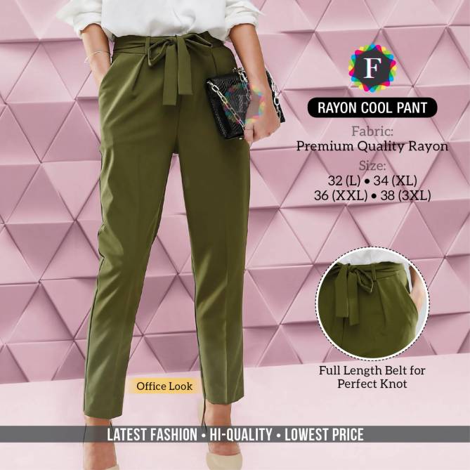 Rayon Cool Pant Premium Quality Fancy Party Daily Wear Bottom Collection
