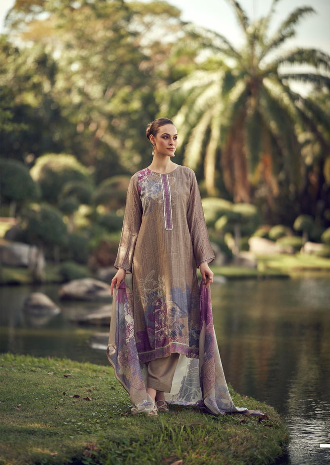 Iliana By Sadhana Musline Silk Printed Dress Material Orders In India