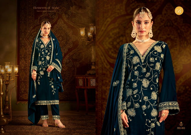 Winter Luxury Vol 2 By Belliza Embroidery Velvet Salwar Kameez Wholesale Shop In Surat
