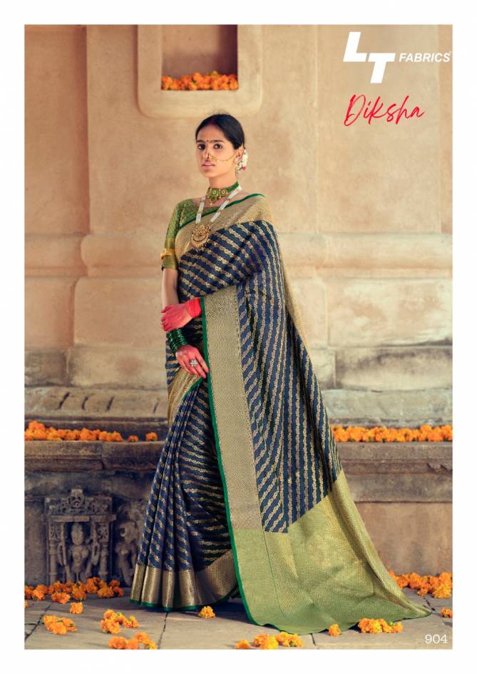 Lt Diksha Fancy Casual Wedding Wear Silk Latest Design silk sarees collection