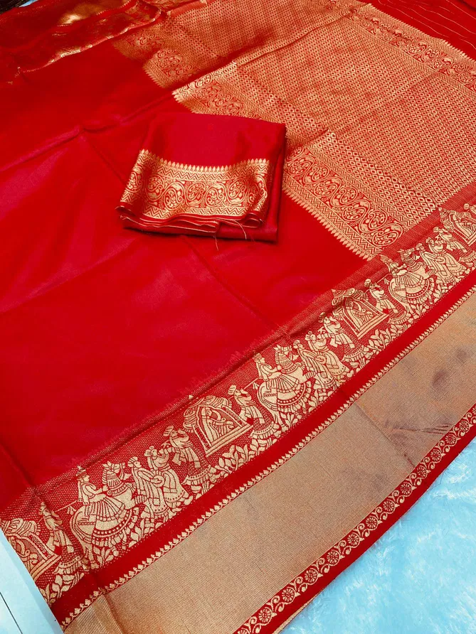 Palkhinx By Aab Soft Lichi Silk Wedding Wear Saree Wholesalers In Delhi