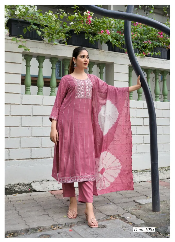 Maya Vol 1 By Mystic 9 Rayon Dobby Kurti With Bottom Dupatta Suppliers In India