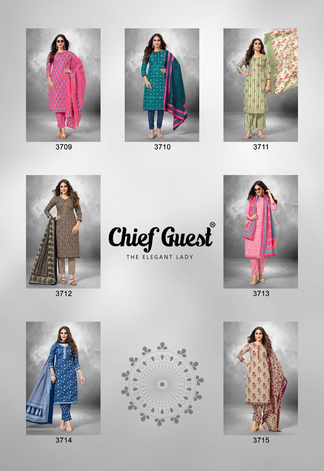 Deeptex Chief Guest Vol 37 Cotton Dress Material Wholesale Shop In Surat