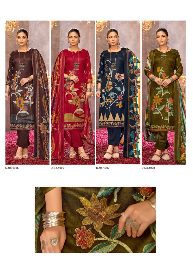 Roli Moli Haniya Pashmina Dress Material Wholesale Online