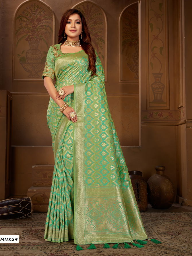 Manohari Roohi 10 Exclusive Heavy Wedding Wear Designer Banarasi Jacquard Saree Collection 