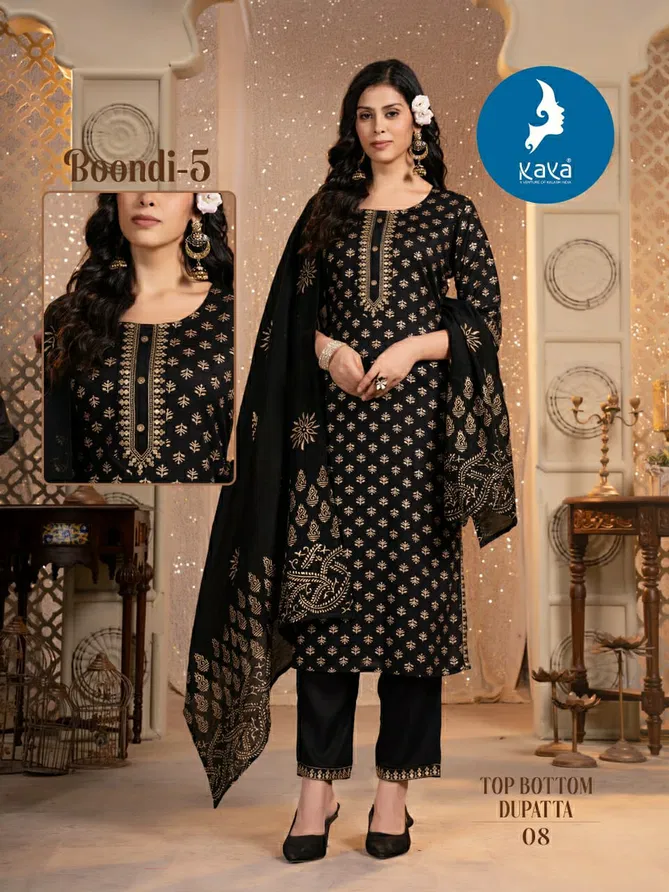 Boondi 5 By Kaya Straight Cut Rayon Printed Kurti With Bottom Dupatta Orders In India