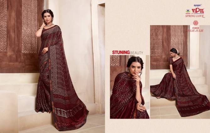 VIPUL SPRING LOVE VOL-2 Latest Fancy Casual Wear Fancy Printed Saree Collection