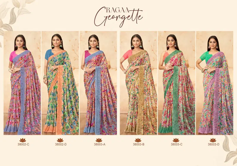 Ragaa Georgette Vol 15 By Ruchi Daily Wear Wholesale Sarees Suppliers In India