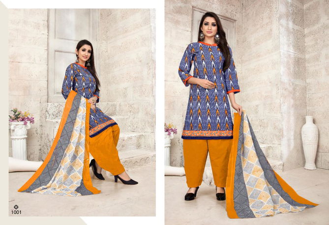 Sweety Fashion Kulfi Cotton Designer Ptiyala Salwar Suit Collections