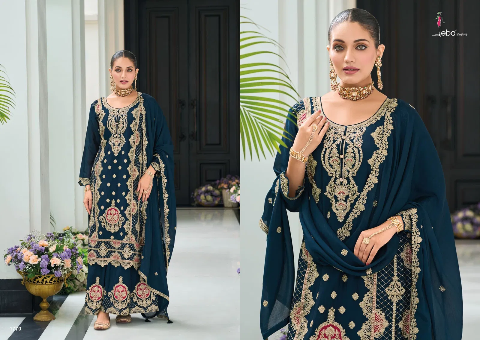  Zulfat by Eba Chinon Embroidered Ready Made Suits for Eid