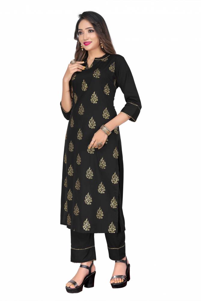 Gng 1118 Latest Casual Daily Wear Lycra Kurti With Bottom Collection