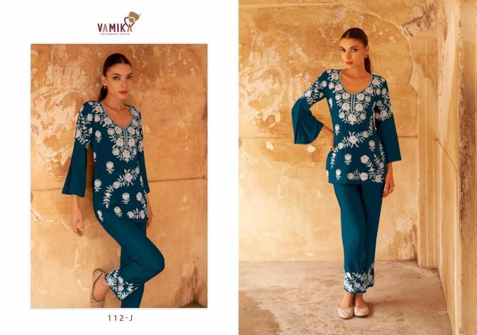 Veronica Vol 3 By Vamika F To J Gold Cord Set Top With Bottom Wholesale Market