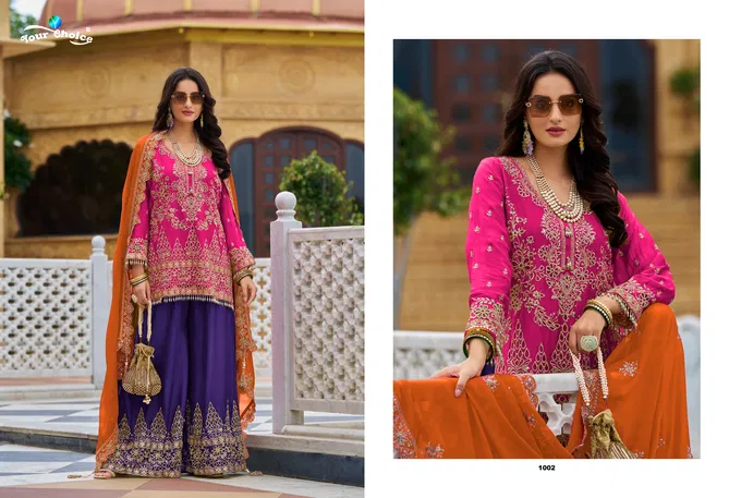 Rolex By Your Choice Designer Chinon Salwar Kameez Suppliers In India