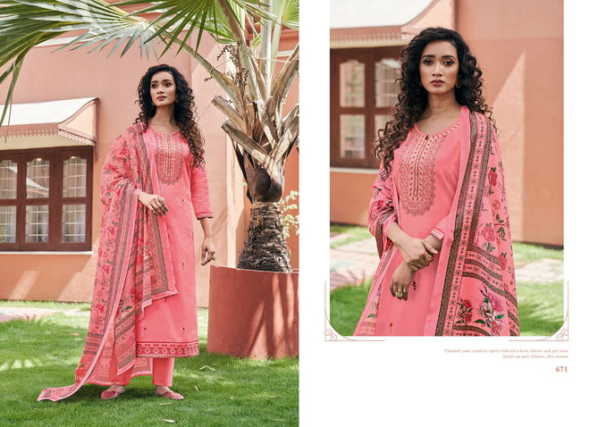 Triple Aaa Kamlee Latest Fancy Designer Casual Wear Jam Silk Festive Wear Dress Material Collection
