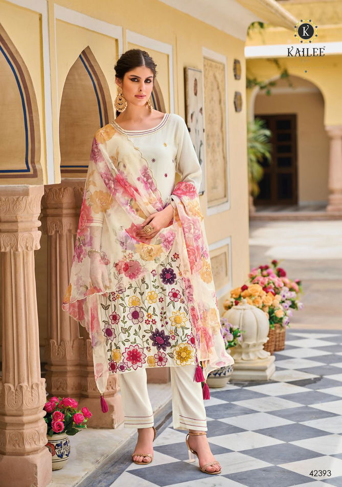 Shehnaaz By Kailee Viscose Silk Readymade Suits Catalog