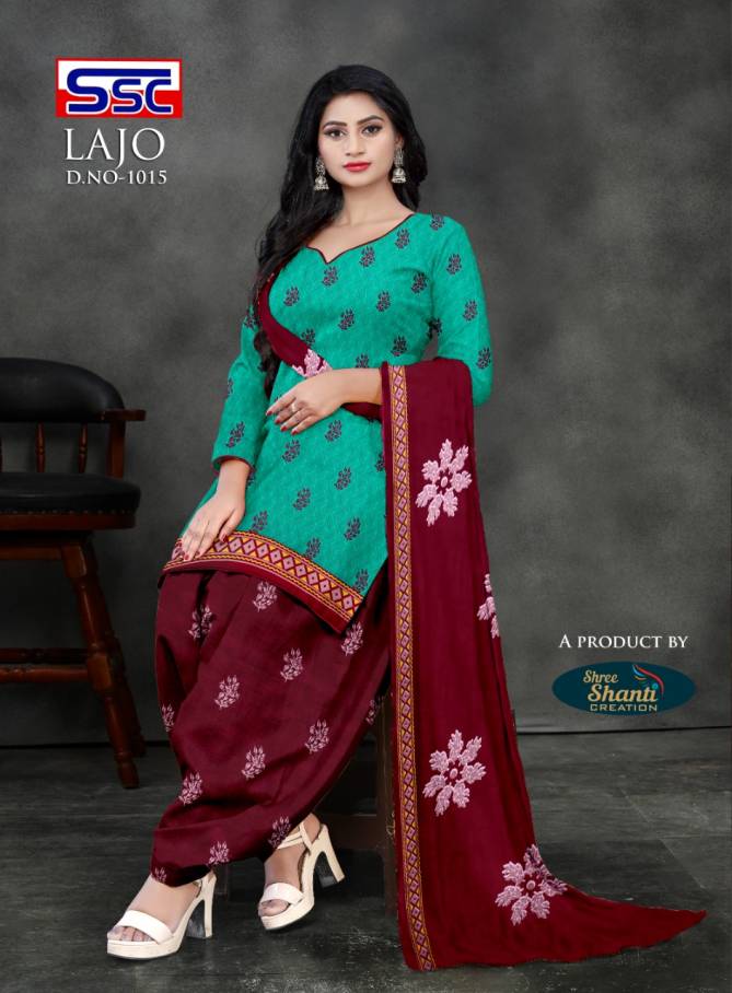Ssc Lajo Casual Wear American Crepe Silk Printed Dress Material Collection
